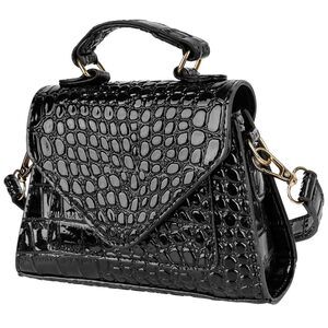 2819 Small Crossbody Bags  Vegan Leather Crocodile Pattern Mini Purse